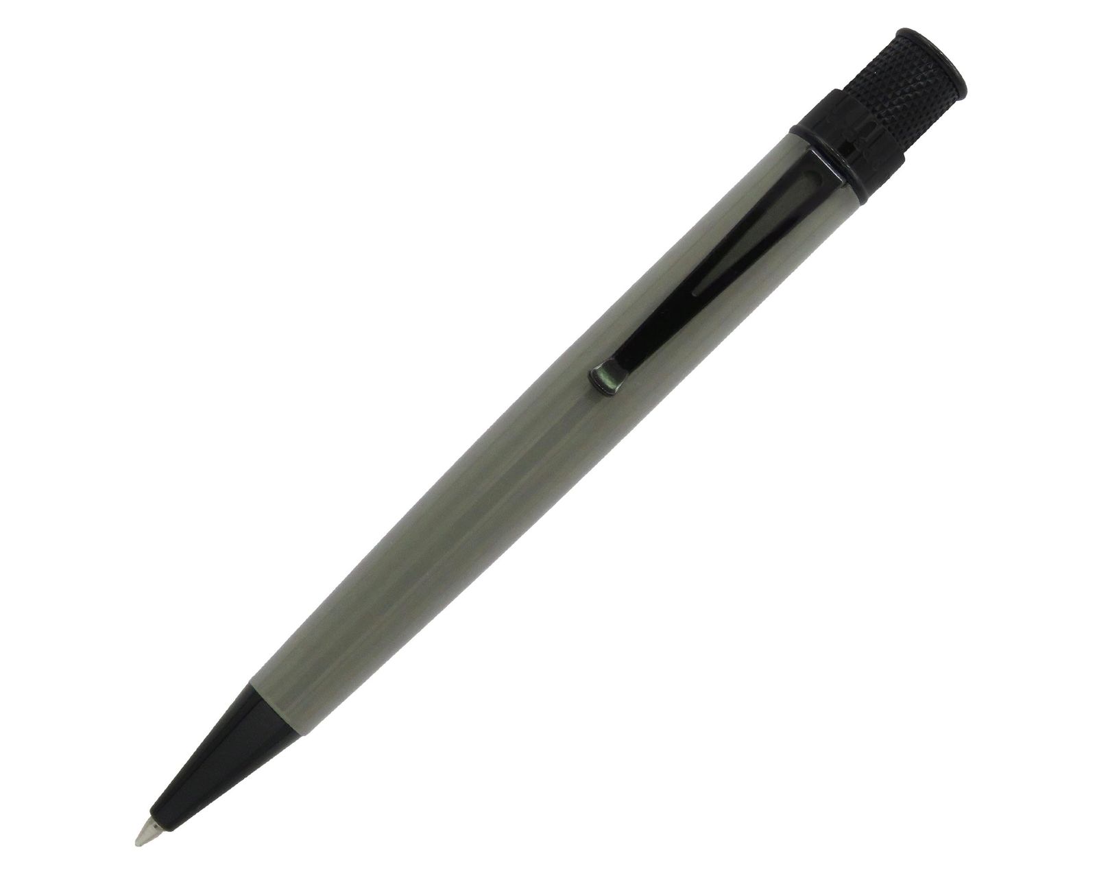 新品 Retro 51 Tornado?ステルス - ナルドグレーローラーボールペン。