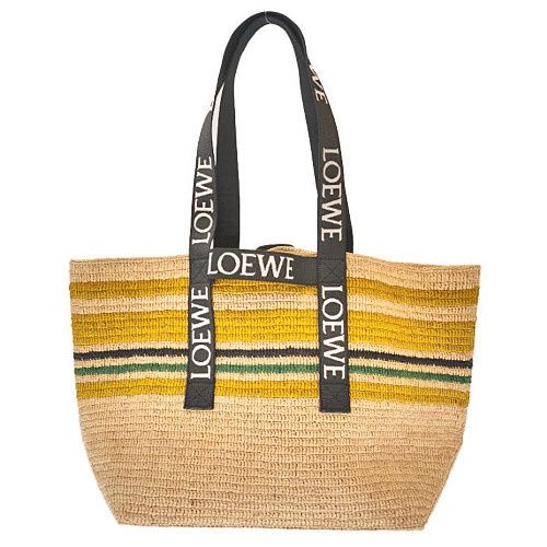 LOEWE　ロエベ　フォールド ショッパー ラフィア　B507X23X12