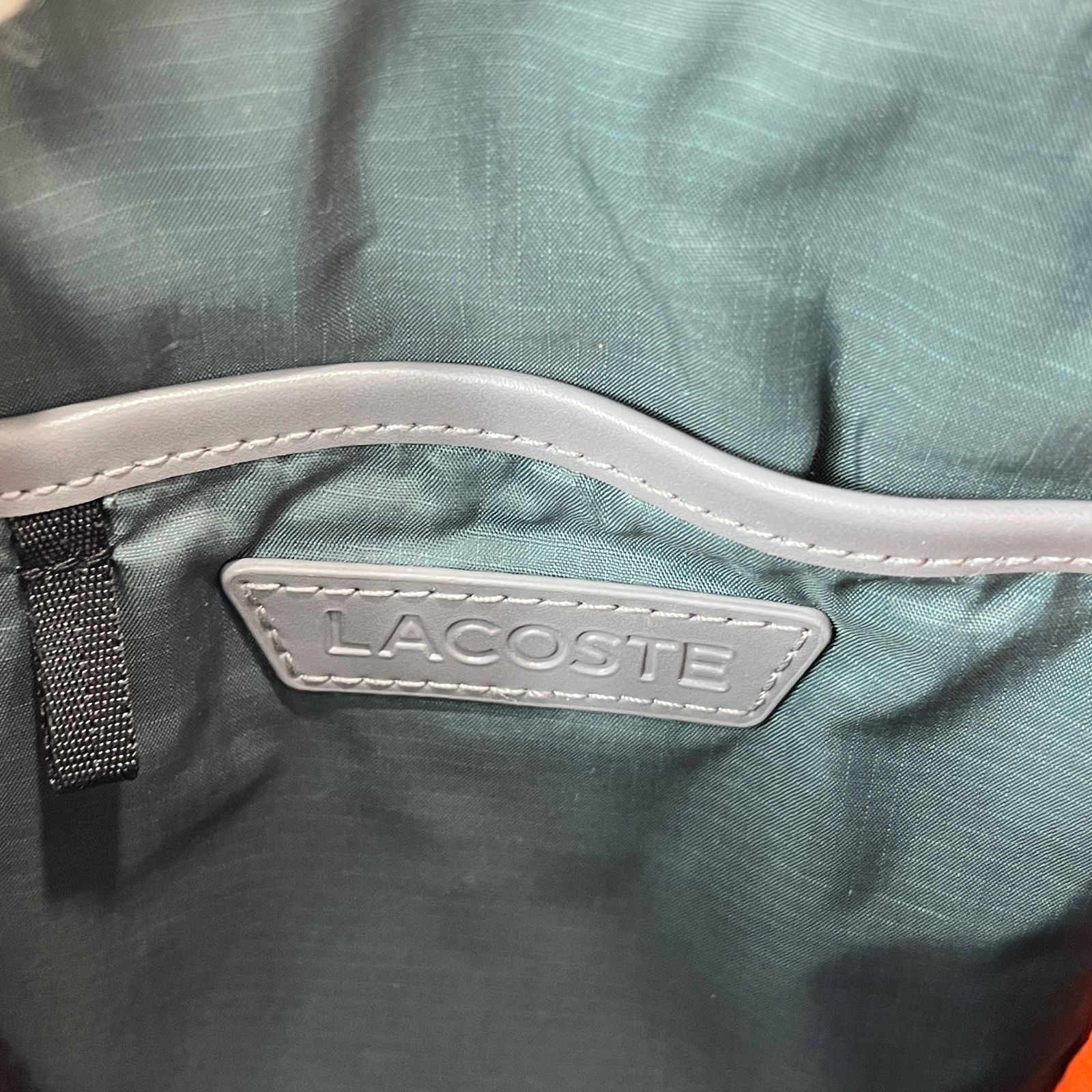 LACOSTE ラコステ ショルダーバック グレー メンズ _266067 - メルカリ