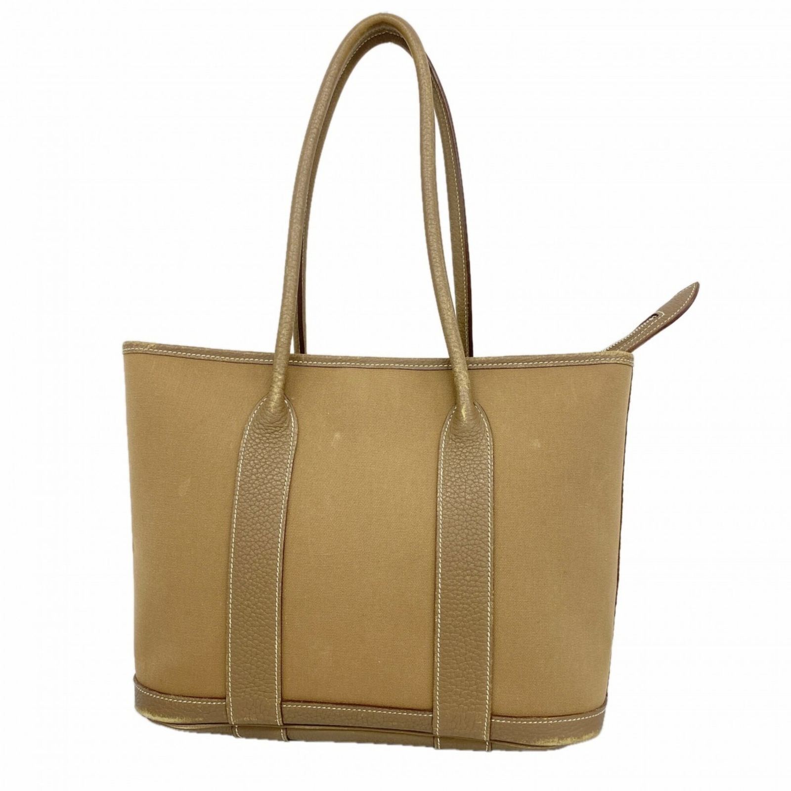 エルメス(Hermes) エルメス トートバッグ ガーデンジップPM トワルオフィシエ エトゥープ □M刻印レディース P2894876