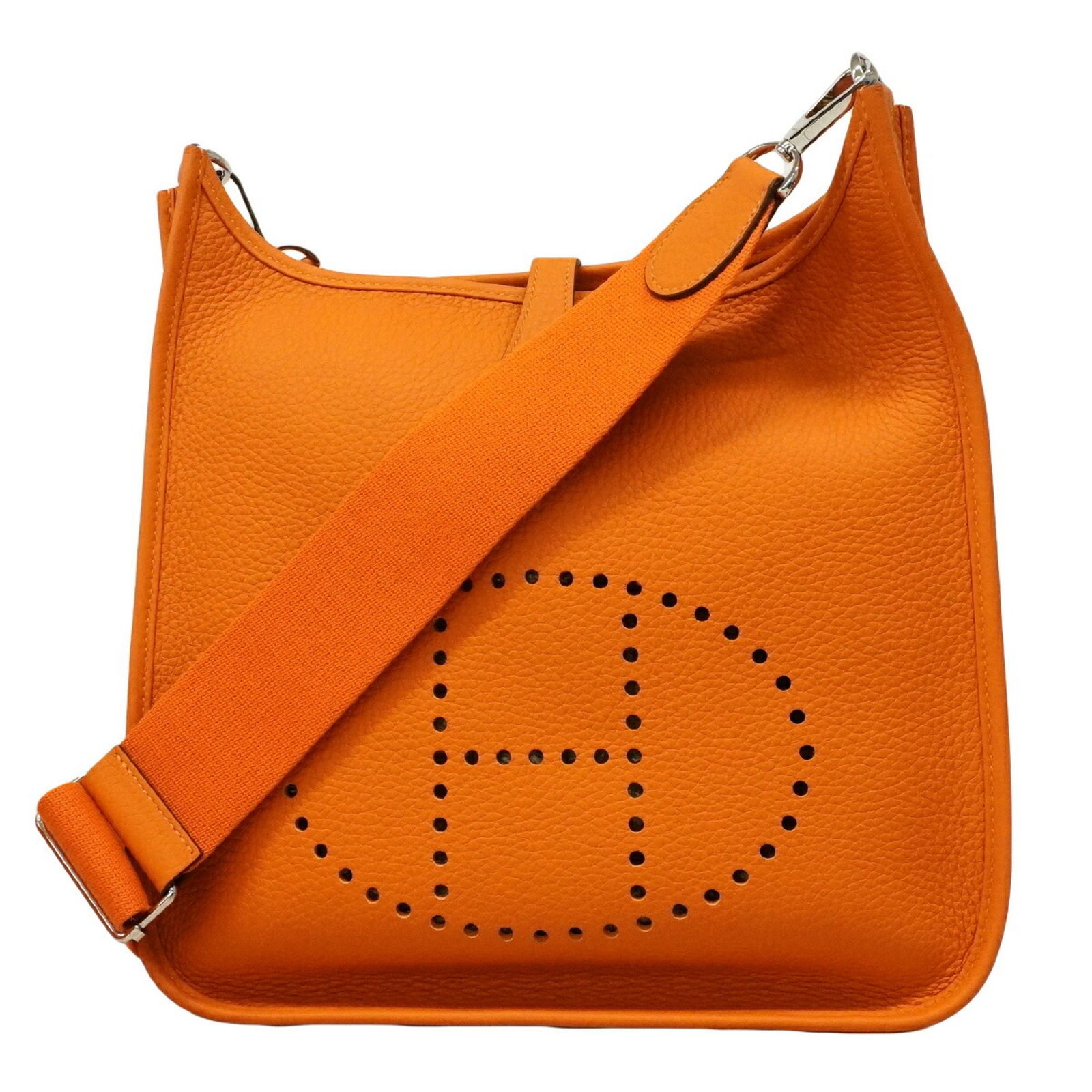 エルメス(Hermes) エルメス ショルダーバッグ エヴリン3PM トリヨンクレマンス オレンジ W刻印レディース OP002200