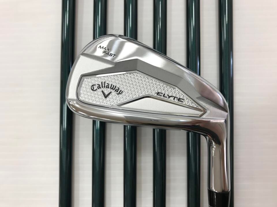 キャロウェイ　ELYTE MAX FAST　LIN-Q GREEN 40 for Callaway　Rフレックス　アイアンセット　中古【最短即日発送】