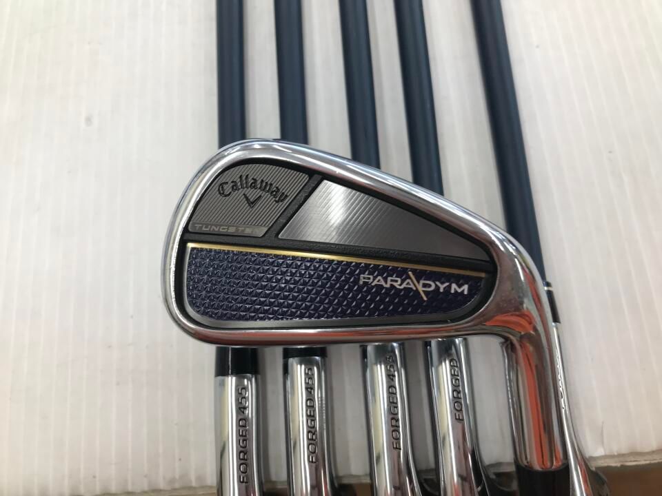 キャロウェイ　PARADYM　VENTUS TR 5 for Callaway　Rフレックス　アイアンセット　中古【最短即日発送】