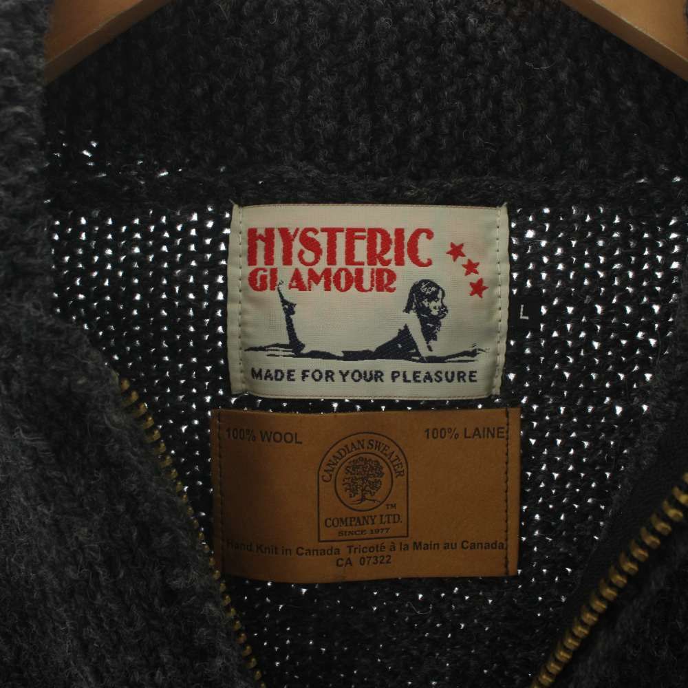 ヒステリックグラマー HYSTERIC GLAMOUR × カナディアンセーター