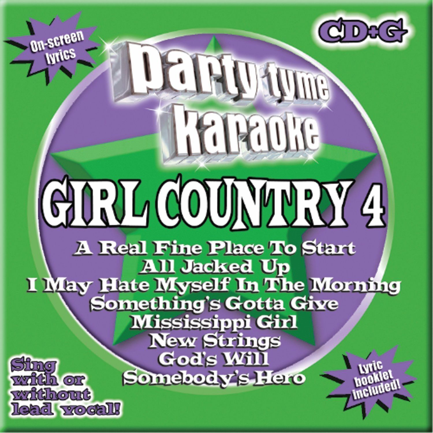 【CD】Party Tyme Karaoke: Girl Country 4