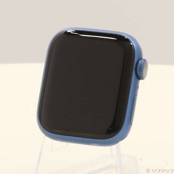 ソフマップ 〔中古品〕 Apple Watch Series 7 GPS 41mm ブルーアルミニウムケース バンド無し【344】