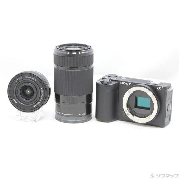 ソフマップ 〔中古品〕 VLOGCAM ZV-E10 II ダブルズームレンズキット ブラック ZV-E10M2X B【276】