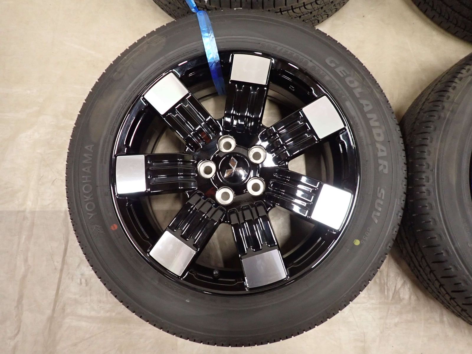 新車外し 夏4本SET 会社宛送料無料 225/55R18×7J 98H ヨコハマ 