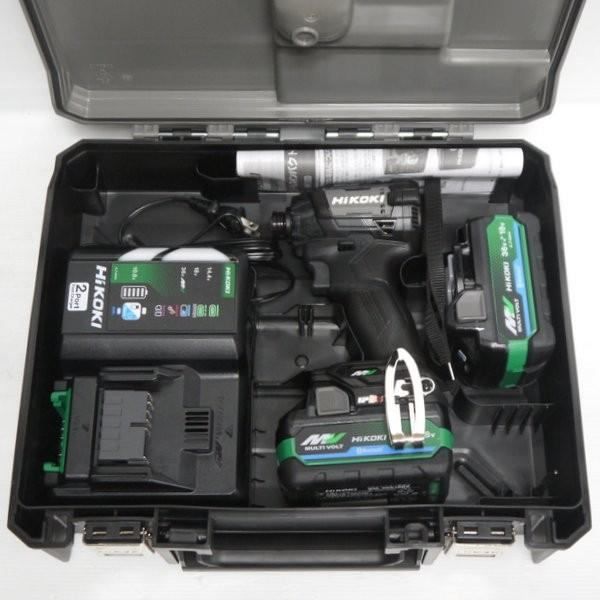 HiKOKI ハイコーキ コードレスインパクトドライバ WH36DD(2XHBSZ) フルセット ストロングブラック 36V マルチボルト 未使用★DT354