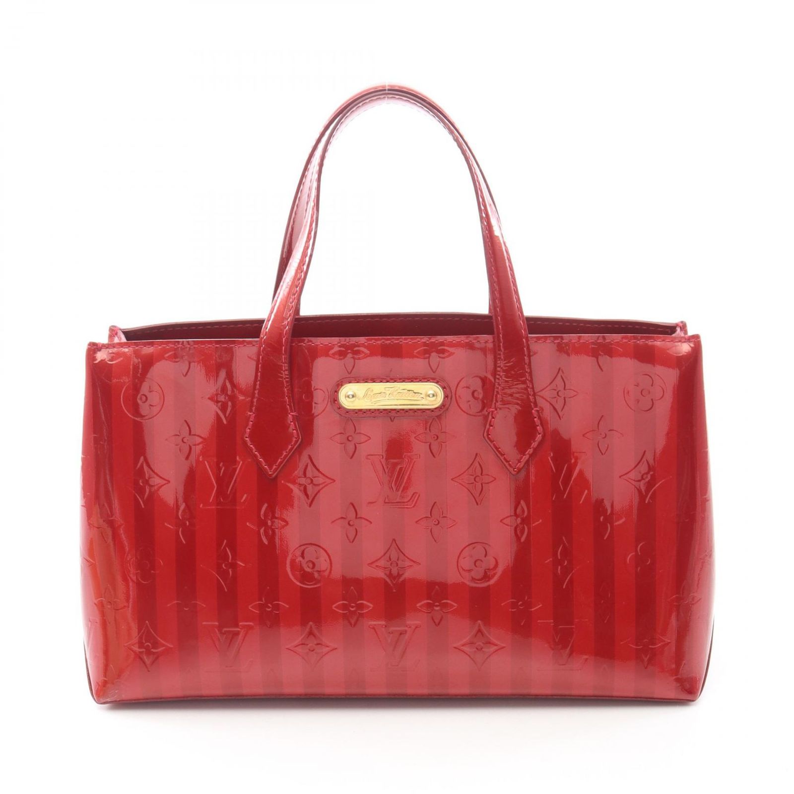 ルイ・ヴィトン LOUIS VUITTON ハンドバッグ ウィルシャーPM M91702 ポムダムール レザー ウィルシャーPM レディース Used B