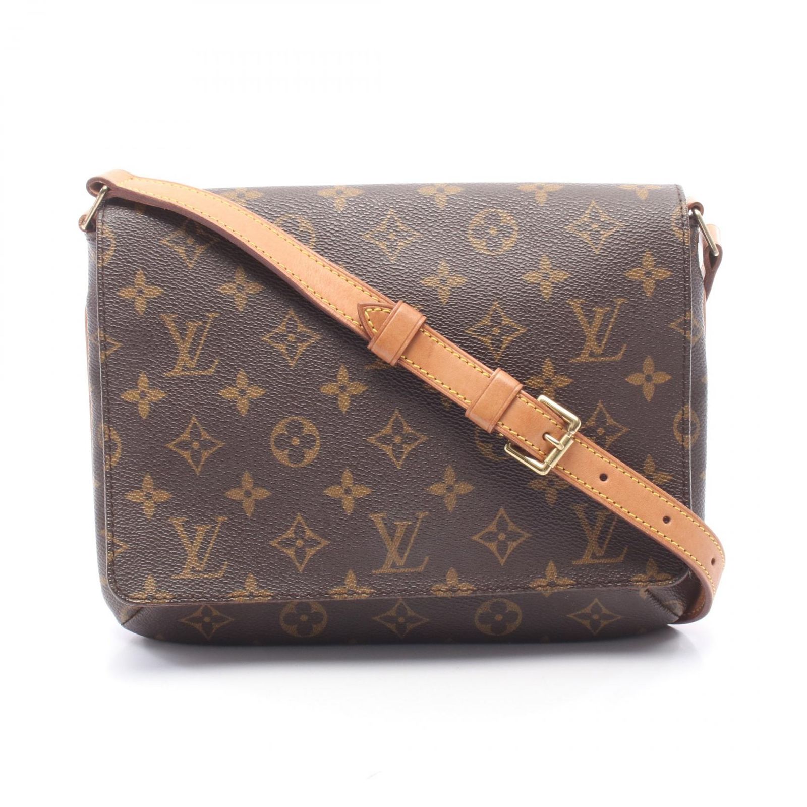 ルイ・ヴィトン LOUIS VUITTON ショルダーバッグ ミュゼットタンゴ ショートストラップ M51257 PVCコーティングキャンバス レザー ミュゼット・タンゴ ショート