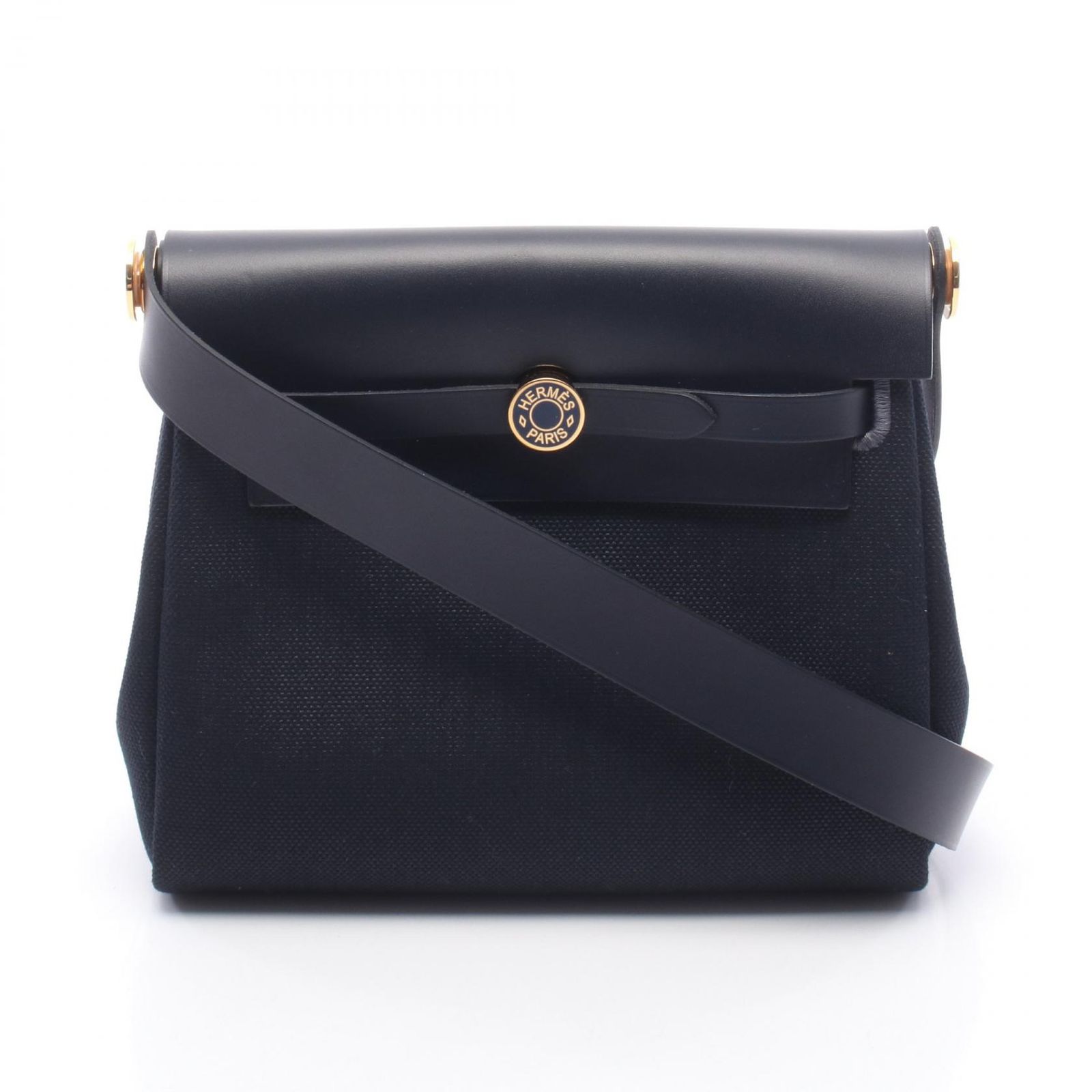エルメス HERMES ショルダーバッグ エールバッグジップ ミニ ブルーインディゴ レザー エールバッグジップ ミニ ブルーインディゴ レディース 未使用