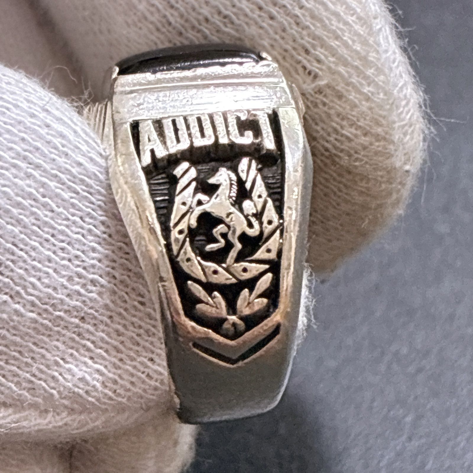 シンパシーオブソウル フィリップカレッジリング オニキス リング 10号 シンパシーオブソウル フィリップカレッジリング オニキス リング 10号