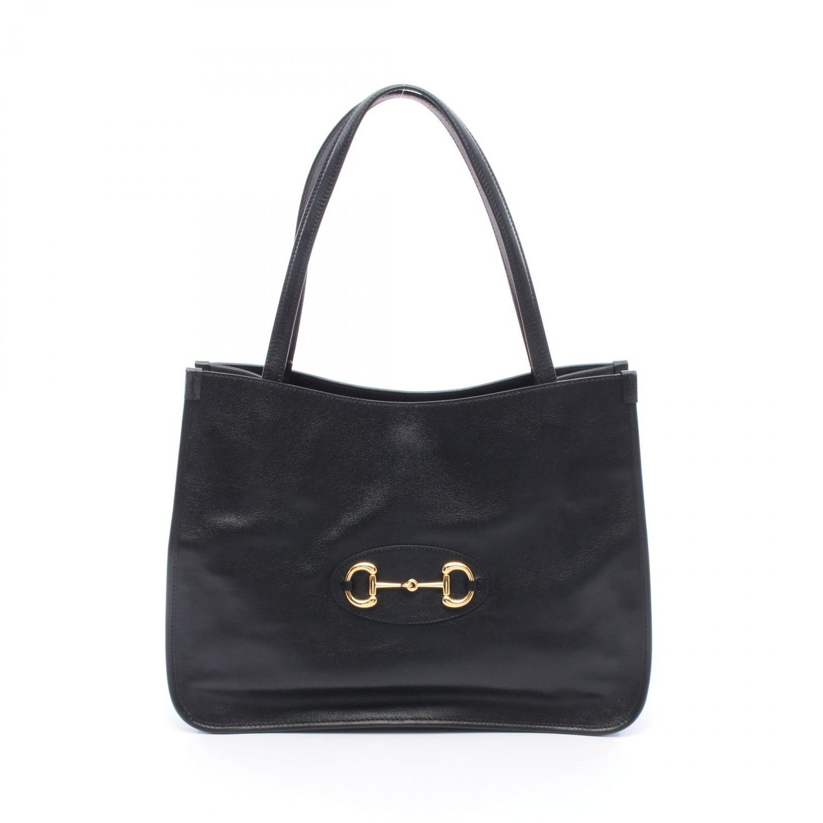 グッチ GUCCI トートバッグ ホースビット 623694 ブラック レザー ホースビット1955 トートバッグ レディース Used A