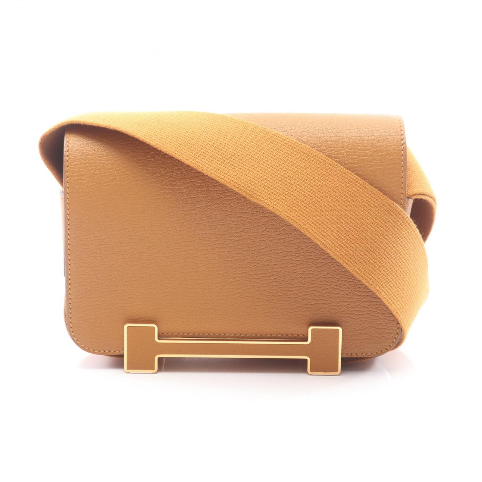 エルメス HERMES ショルダーバッグ ゲタ セサミ レザー ゲタ セサミ レディース Used A