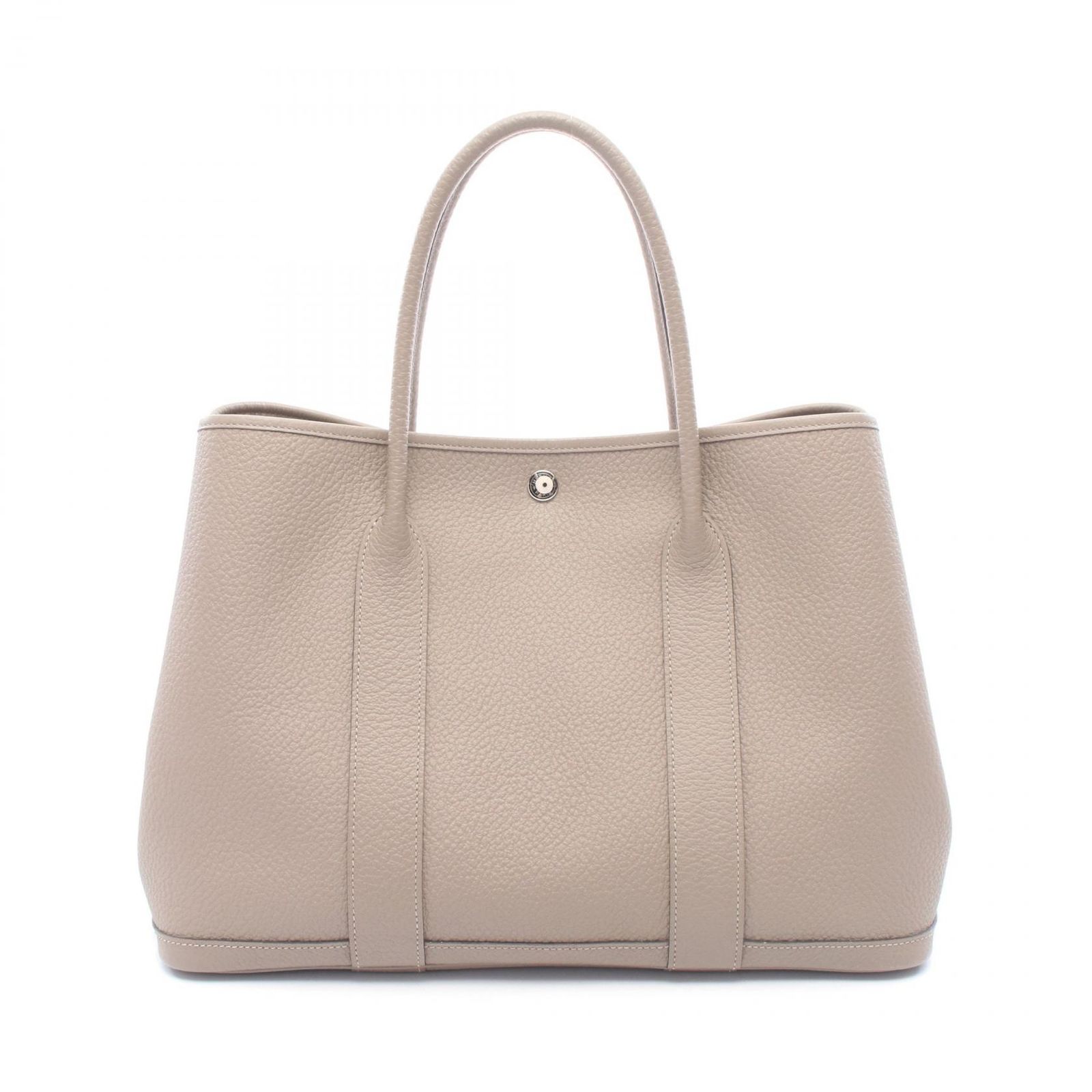 エルメス HERMES トートバッグ ガーデンパーティPM グリアスファルト レザー ガーデンパーティーPM グリアスファルト レディース Used A