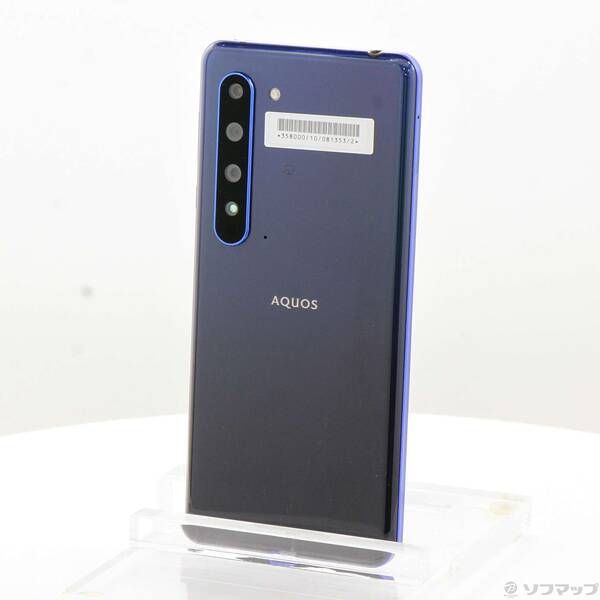 ソフマップ 〔中古品〕 AQUOS R5G 256GB アースブルー 908SH SoftBank【305】