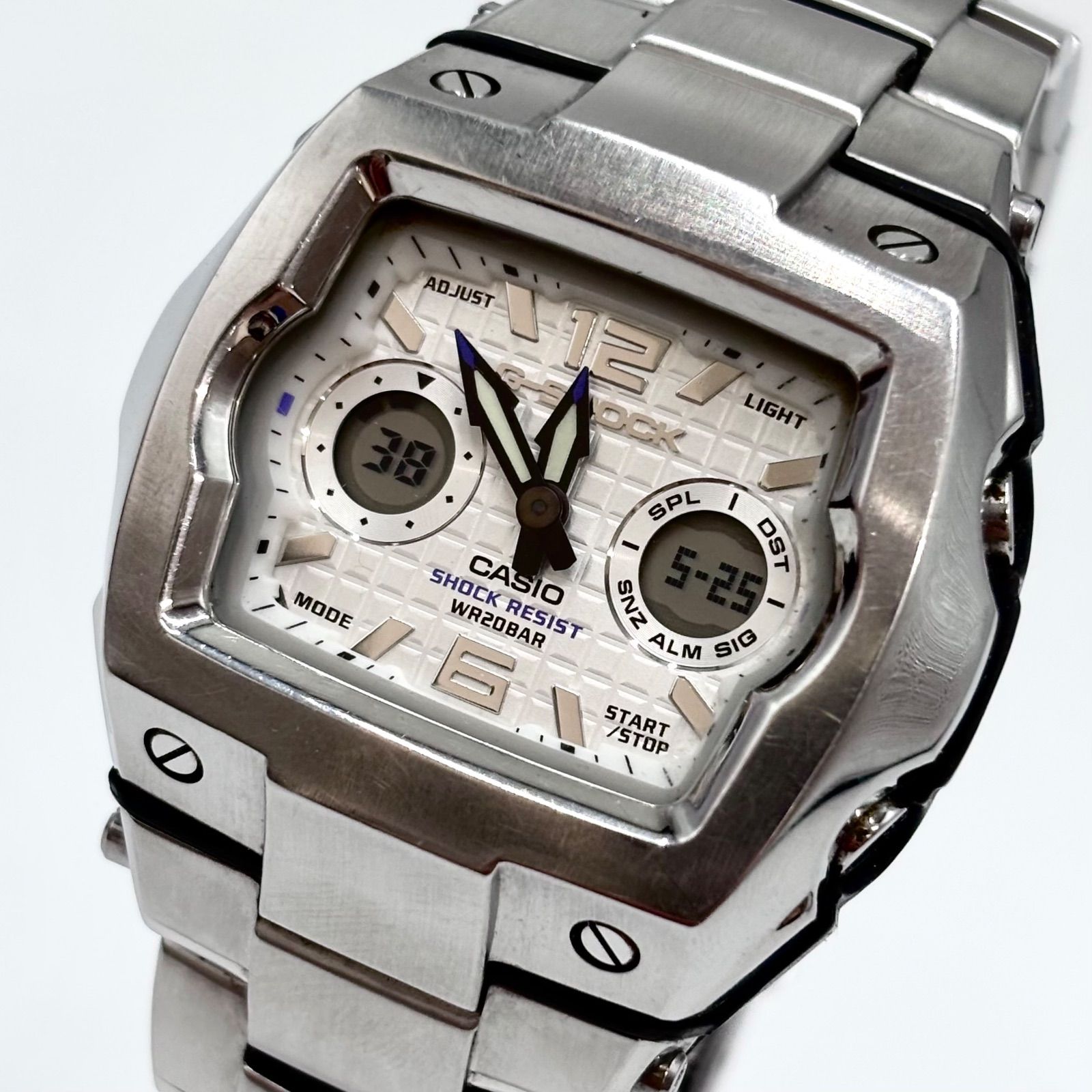 【稼働/付属品完備】G-SHOCK/ジーショック CASIO/カシオ 腕時計 クォーツ デジアナ 耐衝撃 20気圧防水 ワールドタイム G-011D-7FJF 2006年11月発売モデル