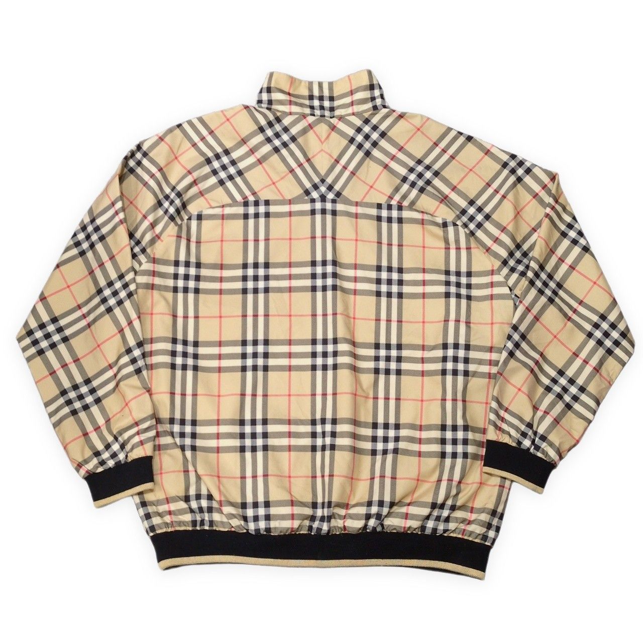 BURBERRY GOLF ノバチェック柄 ハーフジッププルオーバー ジャケット