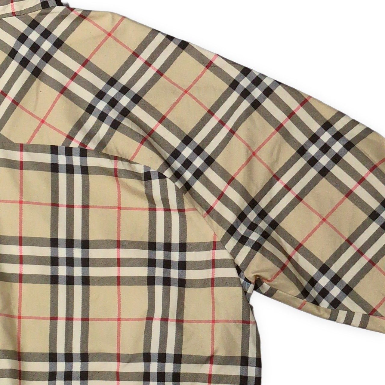 BURBERRY GOLF ノバチェック柄 ハーフジッププルオーバー ジャケット