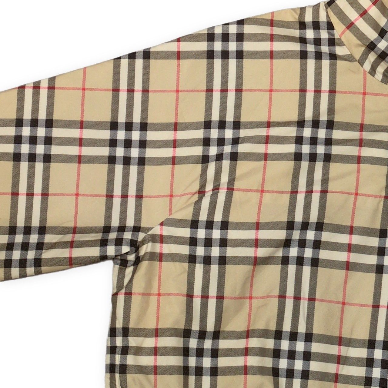 BURBERRY GOLF ノバチェック柄 ハーフジッププルオーバー ジャケット