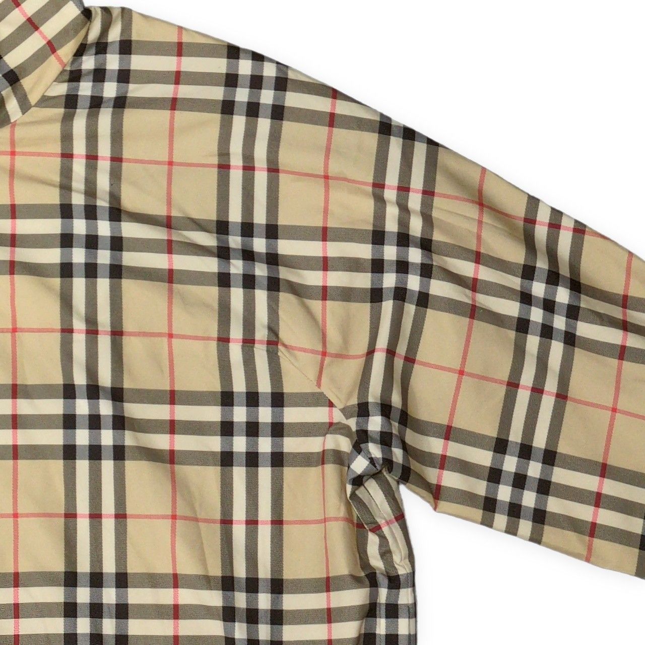 BURBERRY GOLFチェック柄 スイングトップ ブラック ノバチェック 希少】バーバリー Burberry リバーシブル スイングトップ ノバチェック