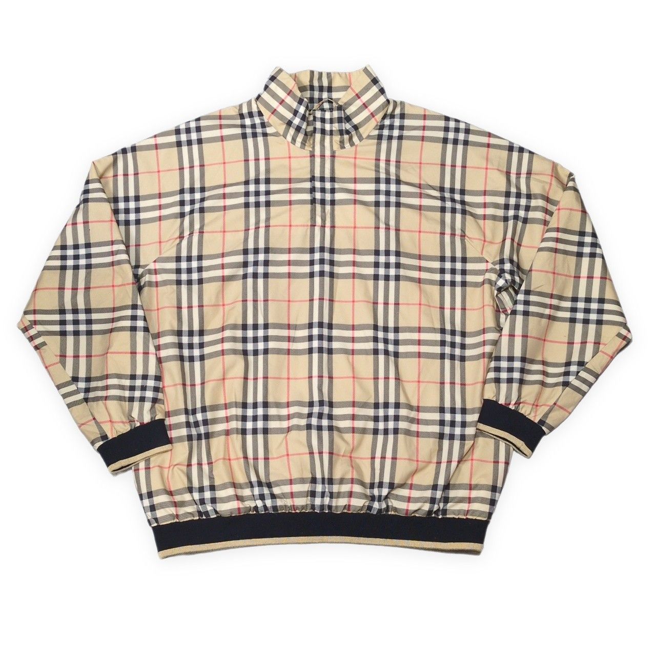 BURBERRY GOLF ノバチェック柄 ハーフジッププルオーバー ジャケット