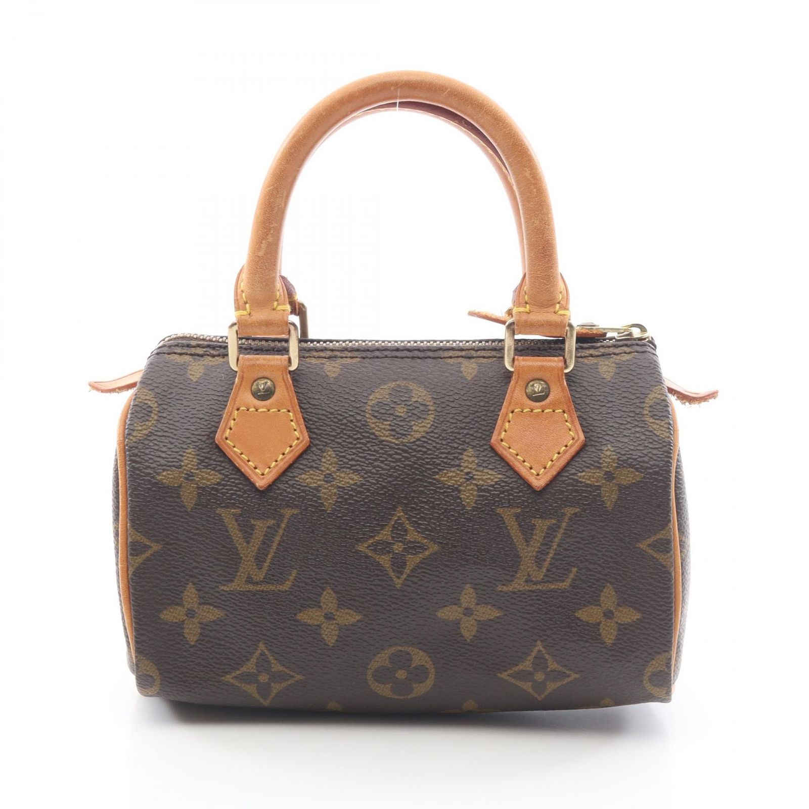 ルイ・ヴィトン LOUIS VUITTON ハンドバッグ ミニスピーディ M41534 PVCコーティングキャンバス レザー ミニ・スピーディ レディース Used B