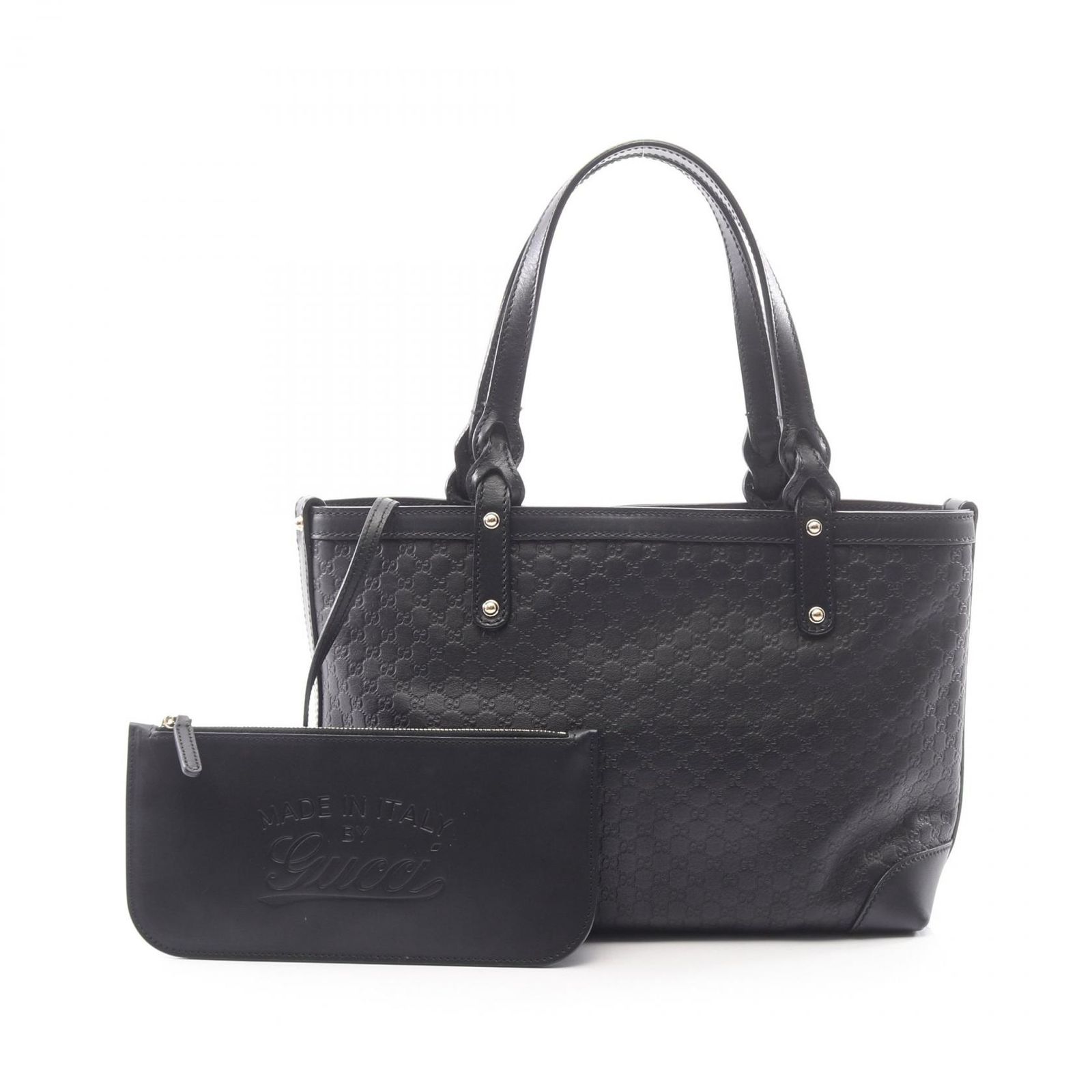 グッチ GUCCI トートバッグ グッチシマ 269878 ブラック レザー 