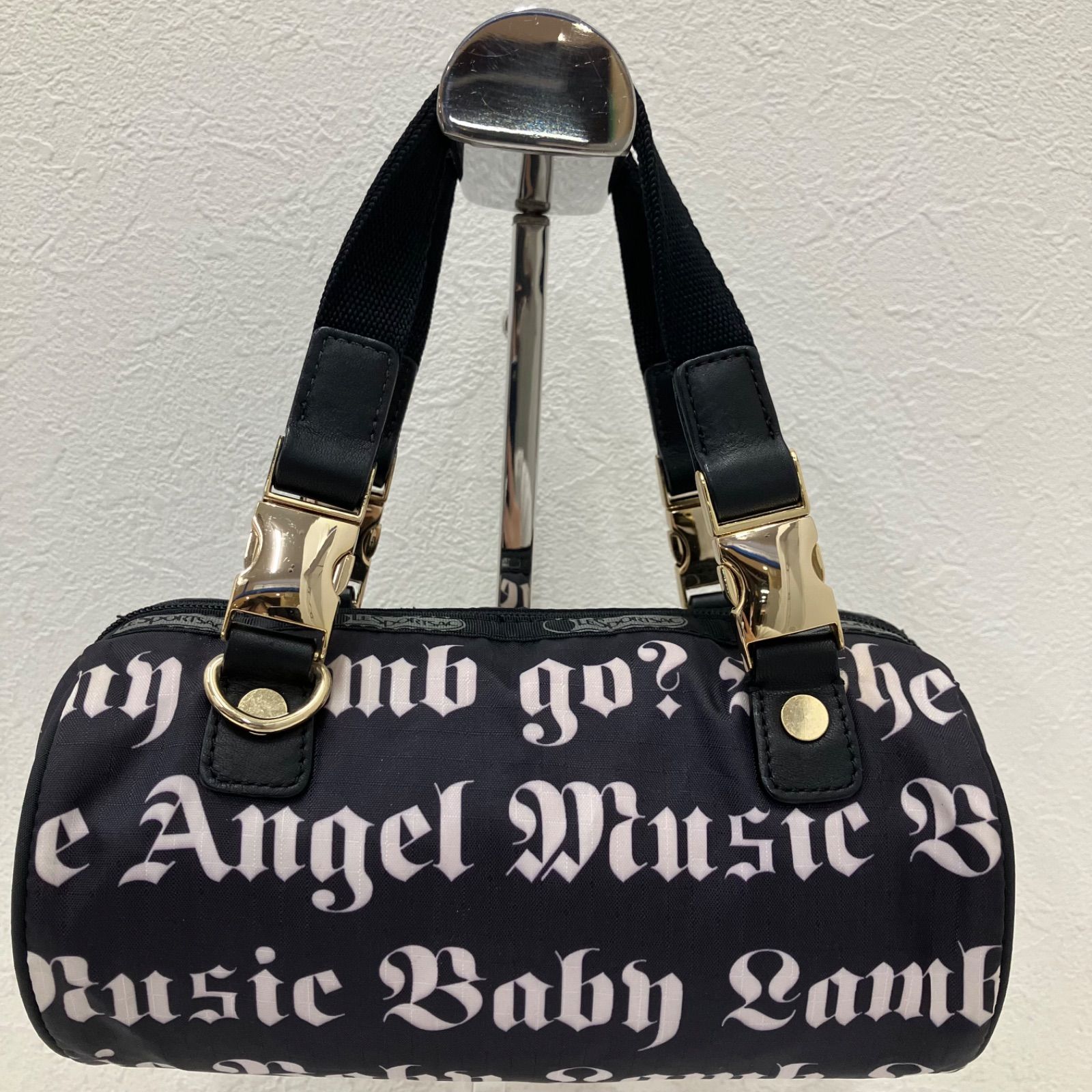 2662 LeSportsac レスポートサック ハンドバッグ ミニバッグ ドラム型 