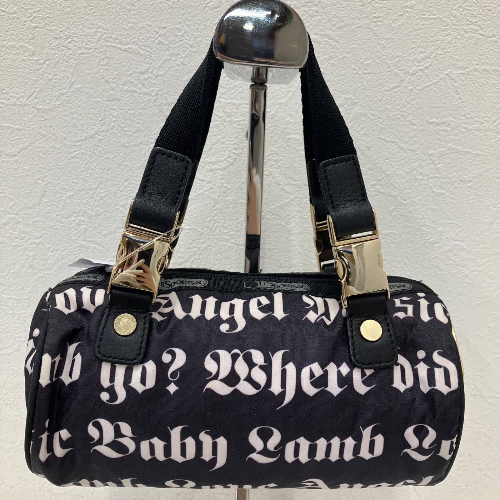 2662 LeSportsac レスポートサック ハンドバッグ ミニバッグ ドラム型 