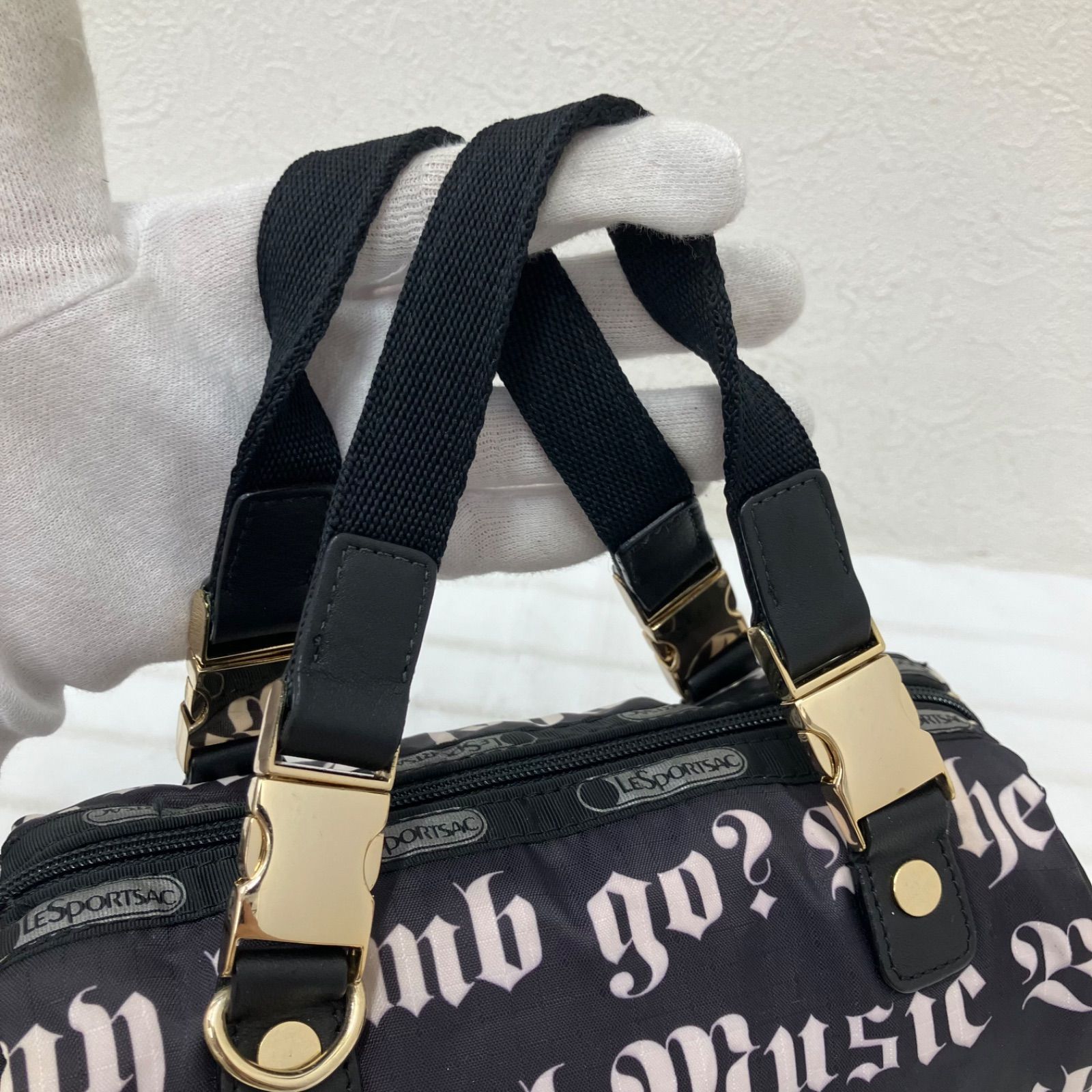 2662 LeSportsac レスポートサック ハンドバッグ ミニバッグ ドラム型 