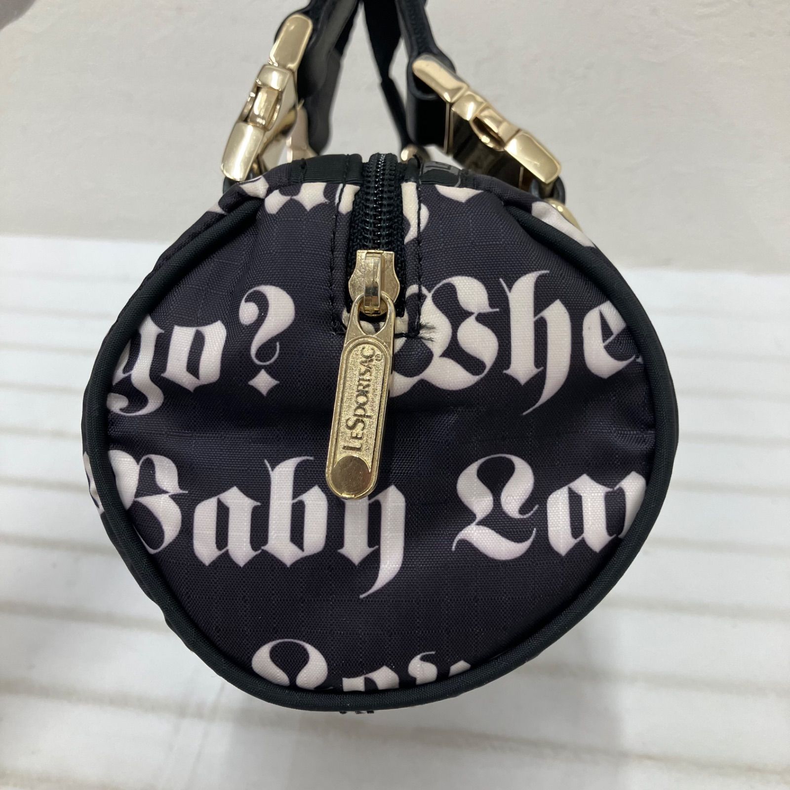 2662 LeSportsac レスポートサック ハンドバッグ ミニバッグ ドラム型 