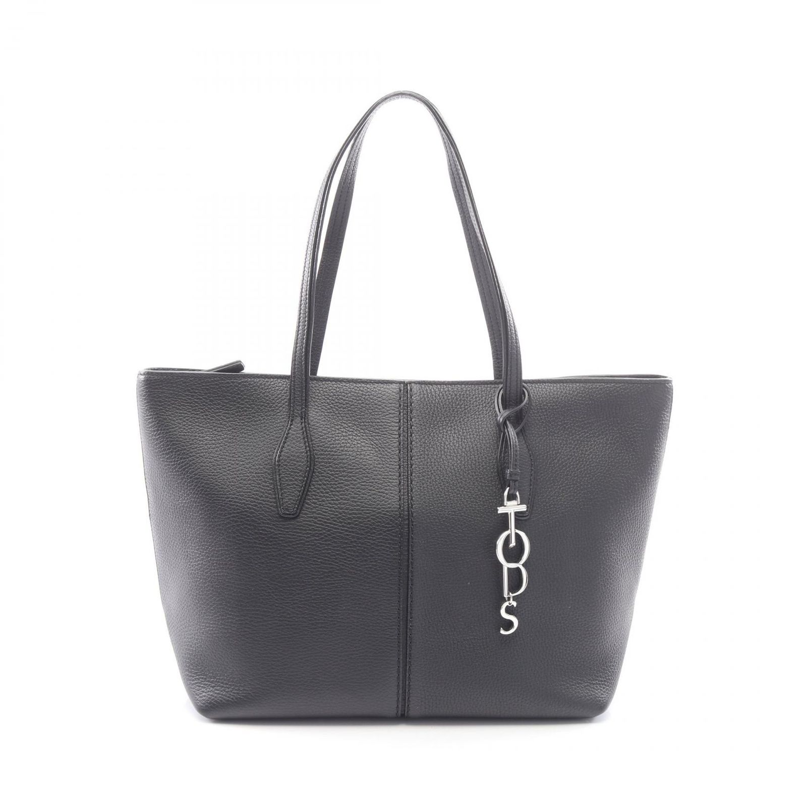 トッズ TOD'S トートバッグ ANQ XBWANQAA3ZORIAB999 ブラック レザー ANQ トートバッグ レディース Used A