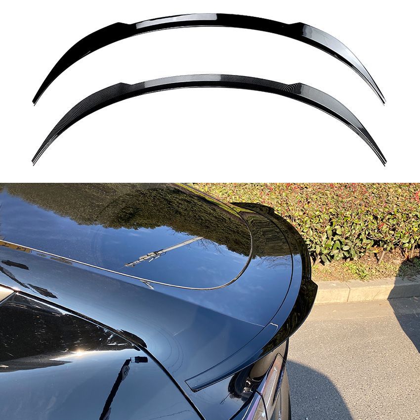 テスラ モデルY Model Y 対応 リアスポイラー トランクスポイラー ABS製 ピアノブラック カーボン調 選択可 外装リアウイング リアゲート装飾パーツ 車体後部アクセント 高級感アップ ABS素材 ドレスアップ エクステリア用品 リアビュー印象アップ