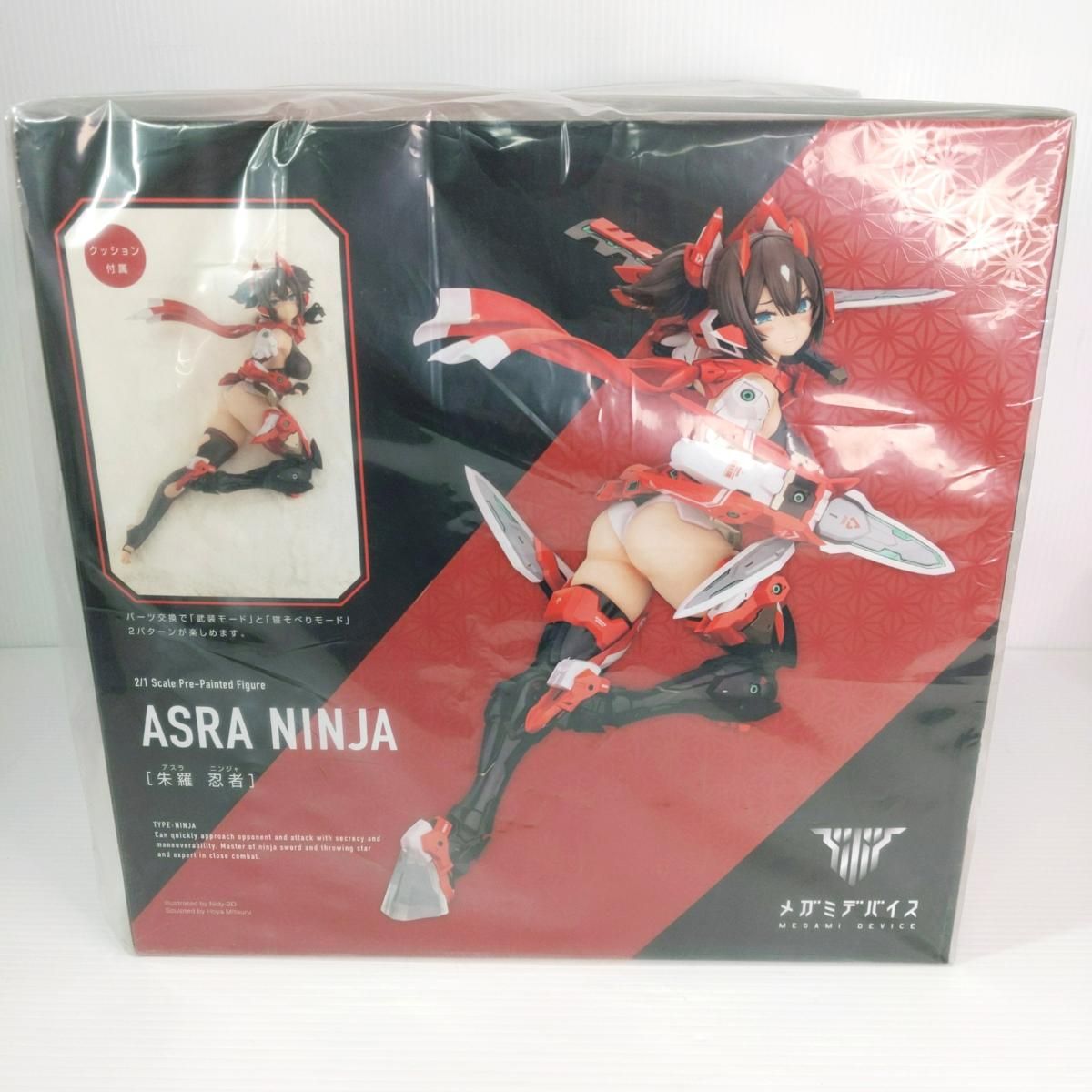中古未開封品】コトブキヤ メガミデバイス 朱羅 忍者 2/1スケール 表情 