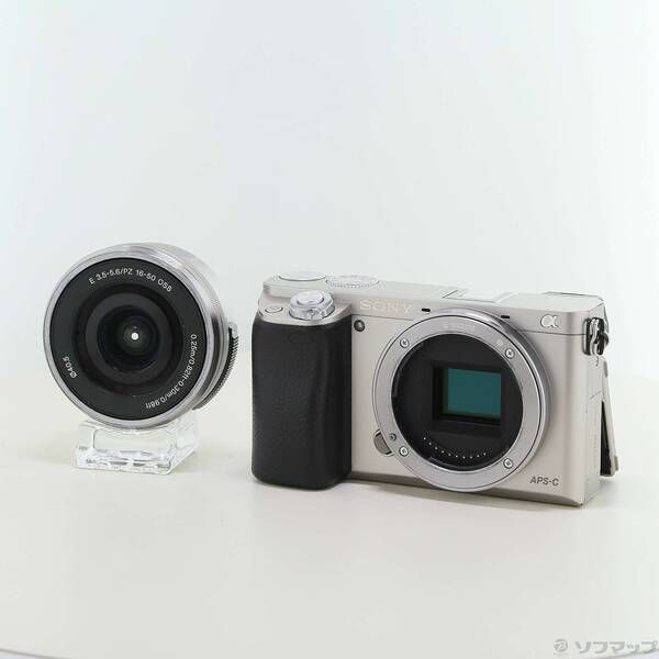ソフマップ 〔中古品〕 α6000 パワーズームレンズキット シルバー ILCE-6000L【262】 36,841円