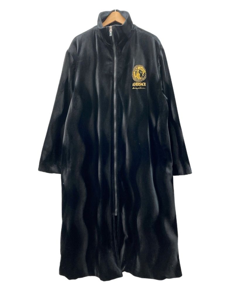 ヴェルサーチ VERSACE Velour Long Jacket ベロア ロング ジャケット