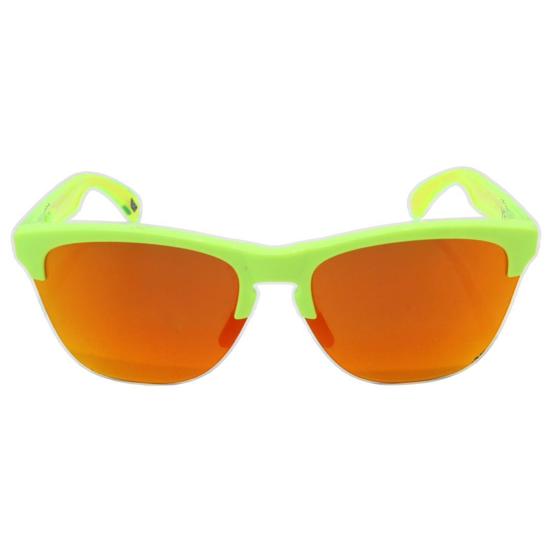 ★【OAKLEY オークリー】サングラス メガネ 眼鏡 イエロー フロッグスキン UVカット スポーツ 日常使い 小物 ファッション おしゃれ アイテム