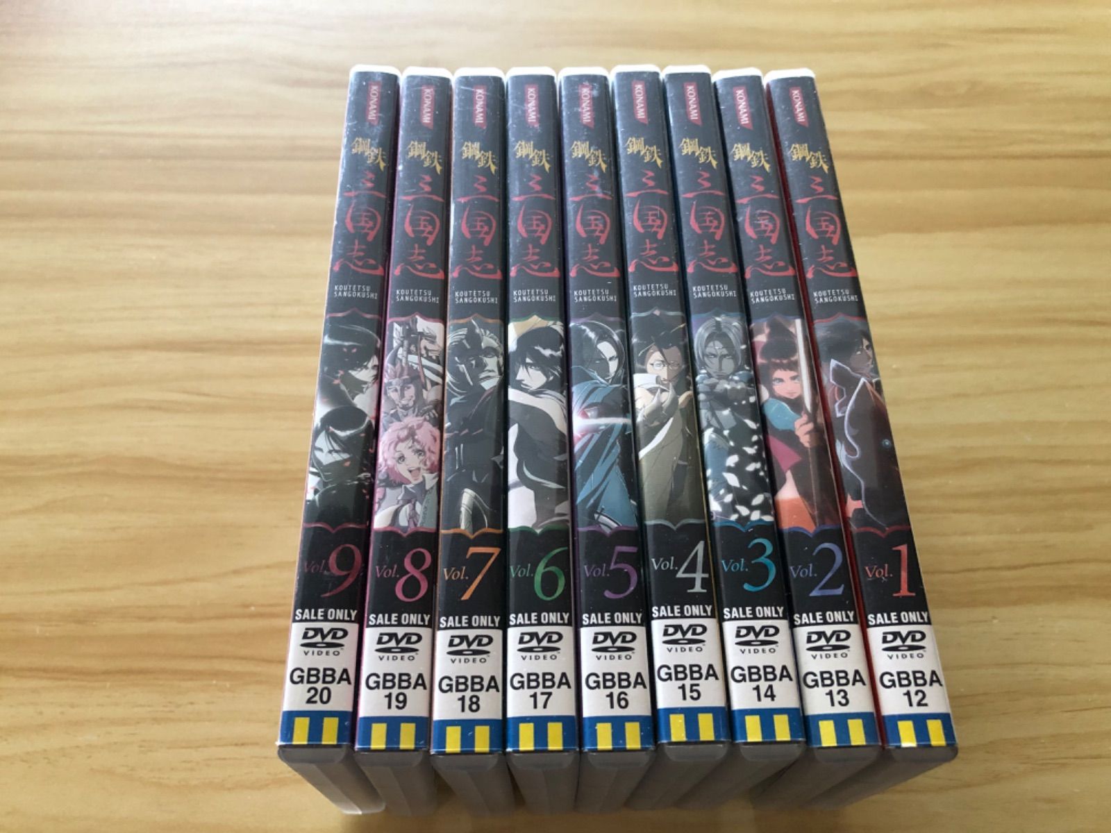 中古][DVD] 鋼鉄三国志 全9巻セット/ M03998 - メルカリ