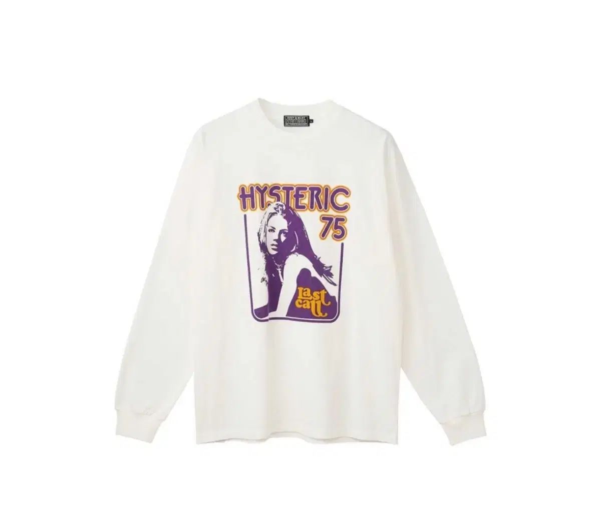 HYSTERIC GLAMOUR ヒステリックグラマー last call ラストコール ロングスリーブ XL