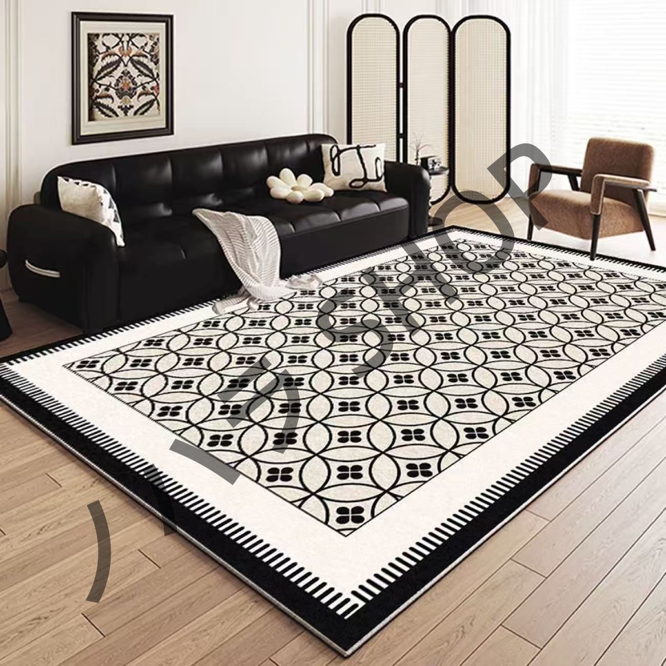 200*300cm/カーペット 滑り止め付き ラグマット ベッドルーム リビングルーム 寝室の部屋 /多機能使用 マット カーペット #A149