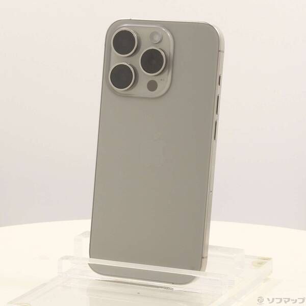 ソフマップ 〔中古品〕 iPhone15 Pro 256GB ナチュラルチタニウム MTUF3J／A SIMフリー【348】