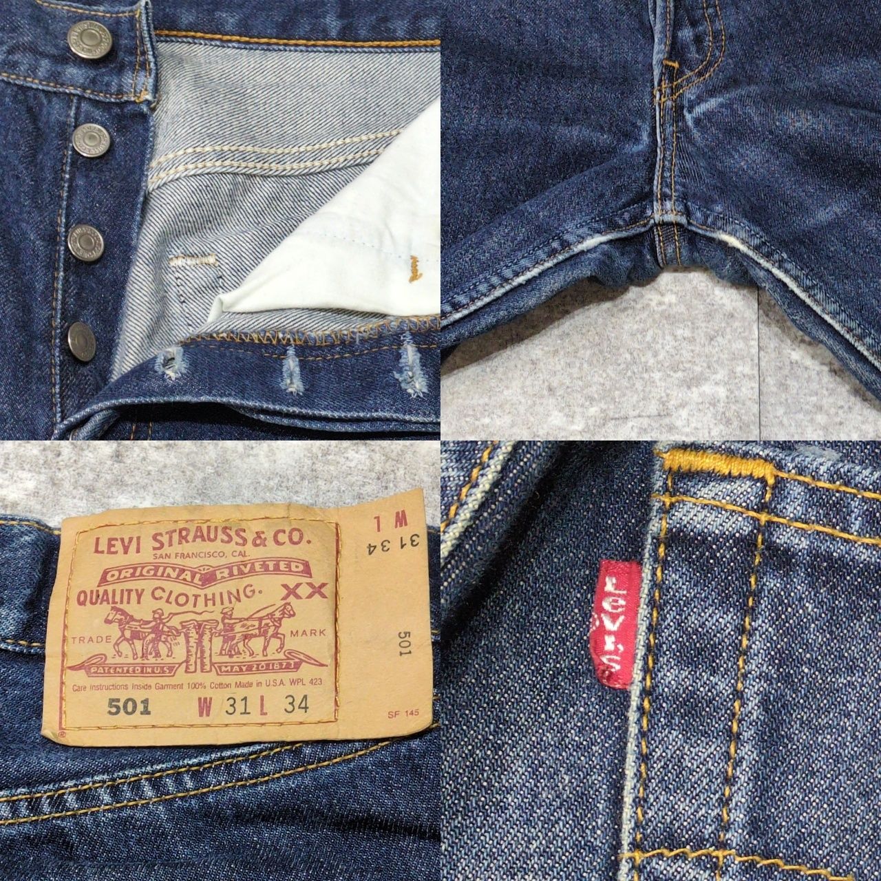 LEVI'S リーバイス 90's Levi's 501 デニムパンツ ジーンズ ボタン裏