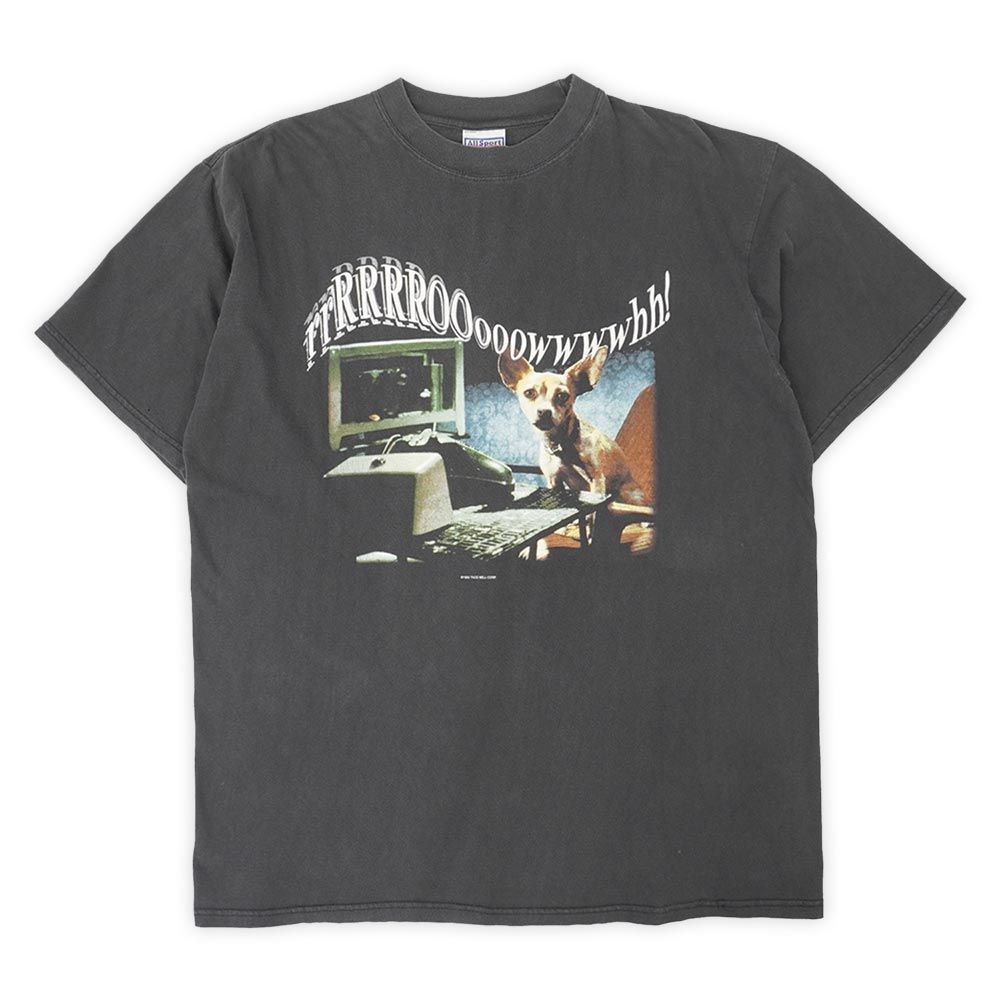 タコベル TACO BELL 90s 90年代 プリントTシャツ All Sport フェード 企業物 アドバタイズ マーチ プロモ USA ヴィンテージ アメリカ 古着 メンズ Tシャツ カットソー ブラック 黒 XL【中古】