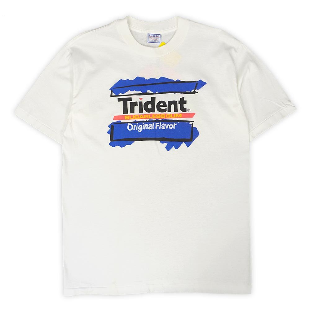 トライデント Trident MTV 未使用 デッドストック 90s 90年代 両面プリントTシャツ MADE IN USA アメリカ製 シングルステッチ ヴィンテージ 古着 メンズ Tシャツ カットソー ホワイト 白 L 中古 - メルカリ