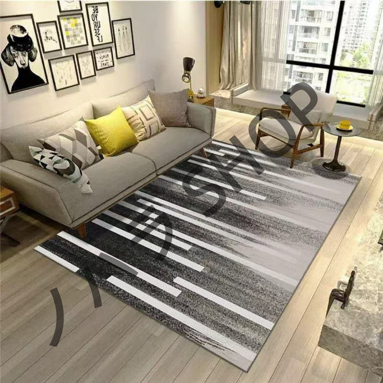 200*300cm/カーペット 滑り止め付き ラグマット ベッドルーム リビングルーム 寝室の部屋 /多機能使用 マット カーペット #A156