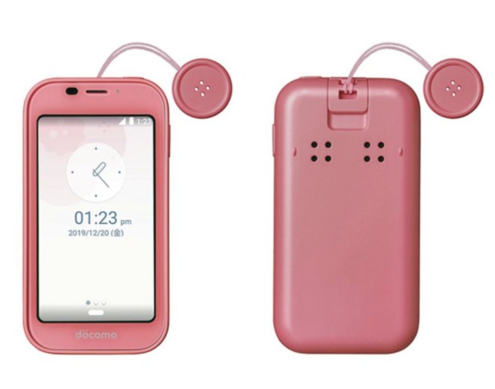 【新品・未使用】 NTT docomo キッズケータイ キッズ携帯　SH-03M　ピンク