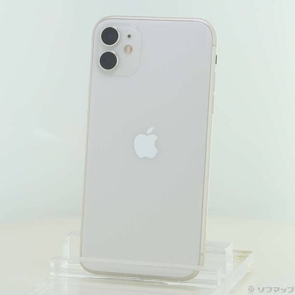 ソフマップ 〔中古品〕 iPhone11 64GB ホワイト MWLU2J／A SIMフリー【276】