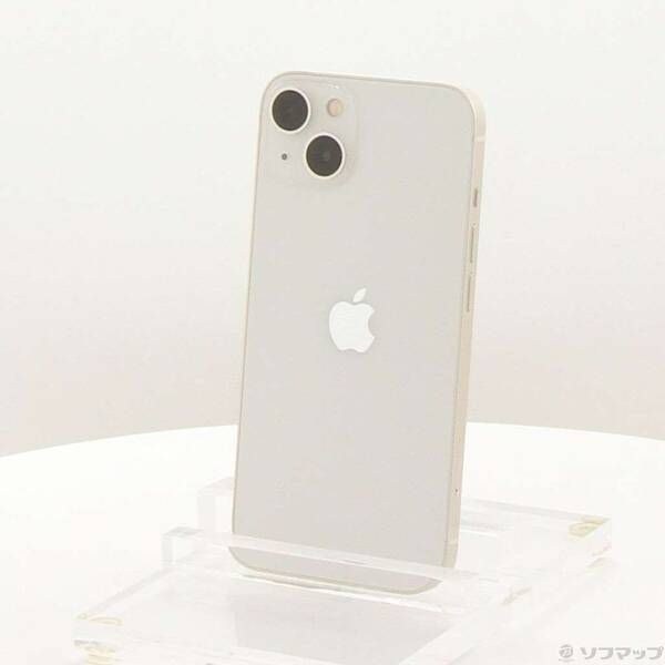 ソフマップ 〔中古品〕 iPhone13 128GB スターライト MLND3J／A SIMフリー【305】